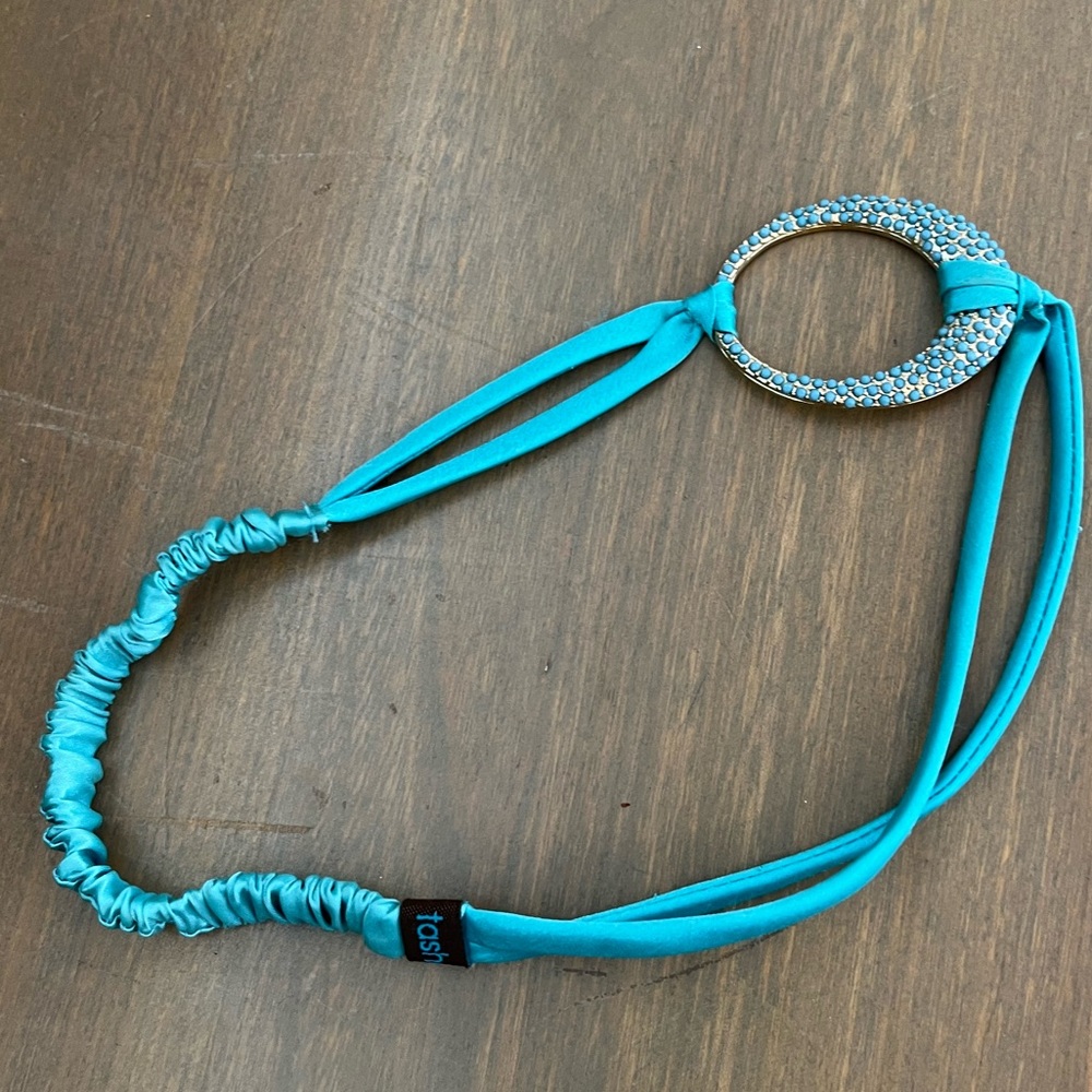 Teal Oval Headband